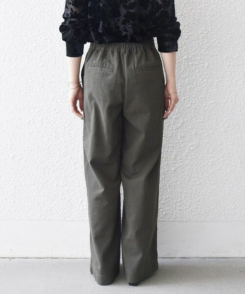 SHIPS / シップス チノ・ワークパンツ | SHIPS any:〈洗濯機可能〉ドロスト イージー ワイド ストレート ベイカー パンツ | 詳細11