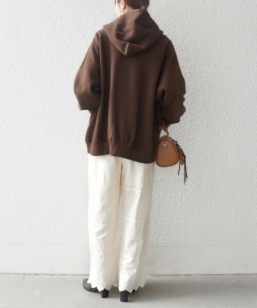 SHIPS / シップス その他パンツ | bon_meur:〈洗濯機可能〉ロゴ エンブロイダリー パッチワーク ワイド パンツ | 詳細2