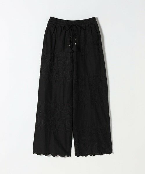 SHIPS / シップス その他パンツ | bon_meur:〈洗濯機可能〉ロゴ エンブロイダリー パッチワーク ワイド パンツ | 詳細14