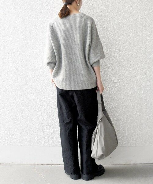 SHIPS / シップス その他パンツ | bon_meur:〈洗濯機可能〉ロゴ エンブロイダリー パッチワーク ワイド パンツ | 詳細10