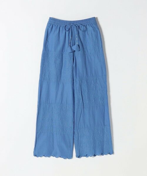 SHIPS / シップス その他パンツ | bon_meur:〈洗濯機可能〉ロゴ エンブロイダリー パッチワーク ワイド パンツ | 詳細23