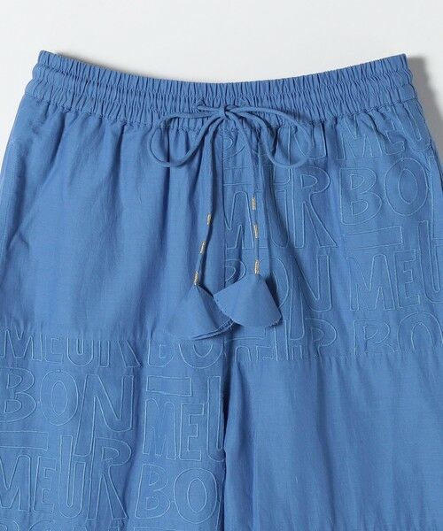 SHIPS / シップス その他パンツ | bon_meur:〈洗濯機可能〉ロゴ エンブロイダリー パッチワーク ワイド パンツ | 詳細24