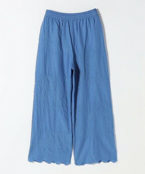 SHIPS / シップス その他パンツ | bon_meur:〈洗濯機可能〉ロゴ エンブロイダリー パッチワーク ワイド パンツ | 詳細28