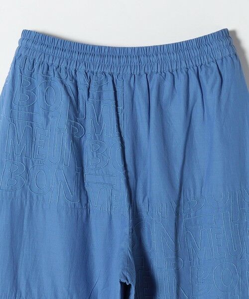 SHIPS / シップス その他パンツ | bon_meur:〈洗濯機可能〉ロゴ エンブロイダリー パッチワーク ワイド パンツ | 詳細29