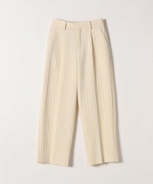 SHIPS / シップス その他パンツ | SHIPS any:〈手洗い可能〉ジャカード タック セミワイド パンツ［NAVY BLUE］ | 詳細7