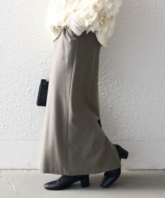 SHIPS / シップス ロング・マキシ丈スカート | SHIPS any:〈洗濯機可能〉ウォーム ストレッチ Iライン ベイカー スカート