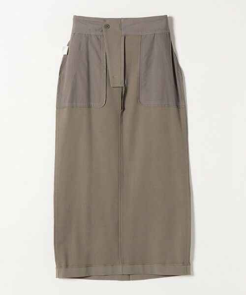 SHIPS / シップス ロング・マキシ丈スカート | SHIPS any:〈洗濯機可能〉ウォーム ストレッチ Iライン ベイカー スカート | 詳細14