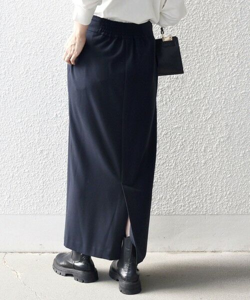 SHIPS / シップス ロング・マキシ丈スカート | SHIPS any:〈洗濯機可能〉ウォーム ストレッチ Iライン ベイカー スカート | 詳細24