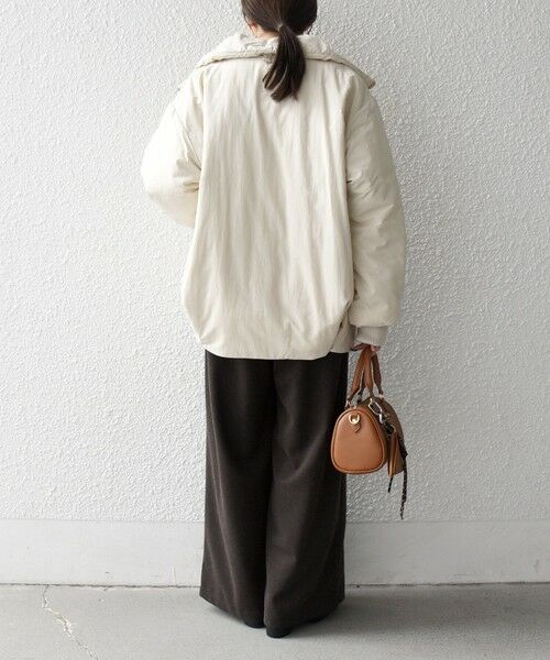 SHIPS / シップス ブルゾン | 【WEB限定】SHIPS any: 中綿 ダブル ジップ スタンド ブルゾン | 詳細2