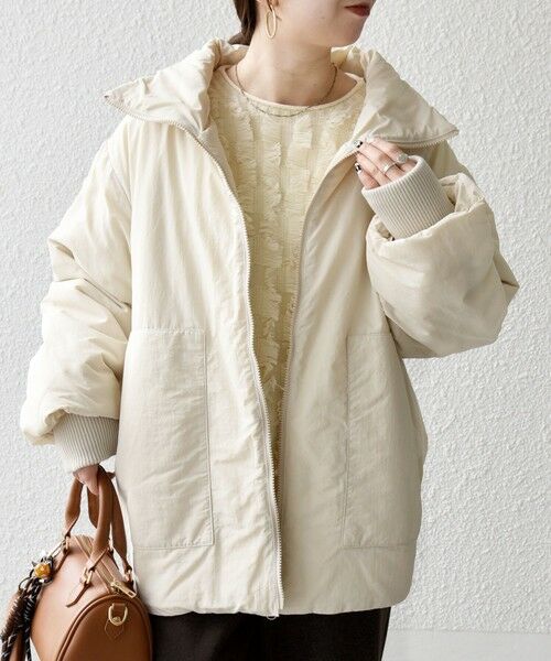 SHIPS / シップス ブルゾン | 【WEB限定】SHIPS any: 中綿 ダブル ジップ スタンド ブルゾン | 詳細9