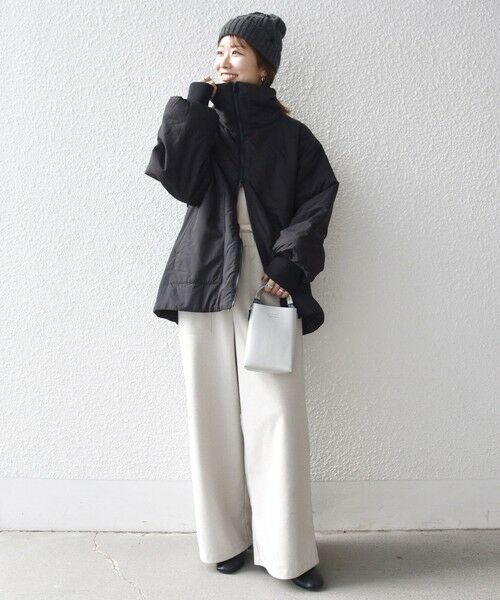 SHIPS / シップス ブルゾン | 【WEB限定】SHIPS any: 中綿 ダブル ジップ スタンド ブルゾン | 詳細15