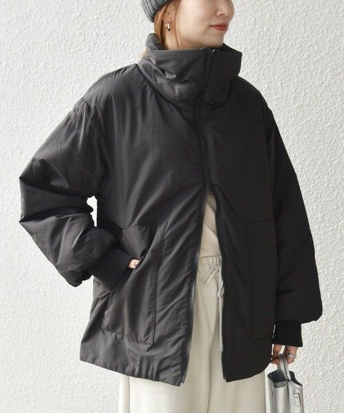 SHIPS / シップス ブルゾン | 【WEB限定】SHIPS any: 中綿 ダブル ジップ スタンド ブルゾン | 詳細17