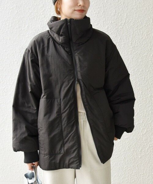 SHIPS / シップス ブルゾン | 【WEB限定】SHIPS any: 中綿 ダブル ジップ スタンド ブルゾン | 詳細18