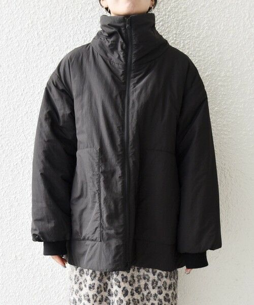 SHIPS / シップス ブルゾン | 【WEB限定】SHIPS any: 中綿 ダブル ジップ スタンド ブルゾン | 詳細30