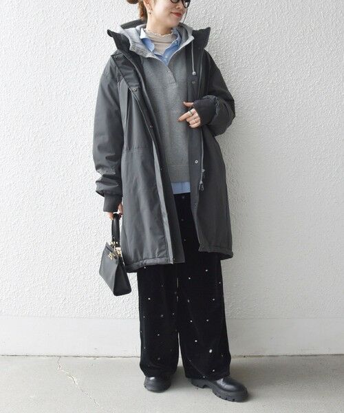 SHIPS / シップス その他アウター | SHIPS any:〈多機能〉中綿 2WAY スタンドカラー モンスター コート | 詳細1