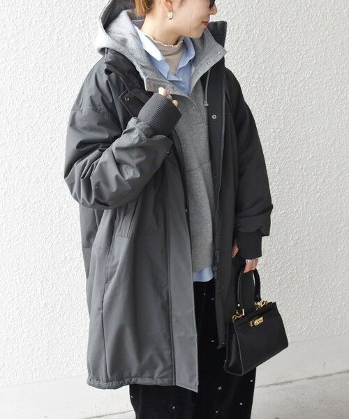 SHIPS / シップス その他アウター | SHIPS any:〈多機能〉中綿 2WAY スタンドカラー モンスター コート | 詳細10