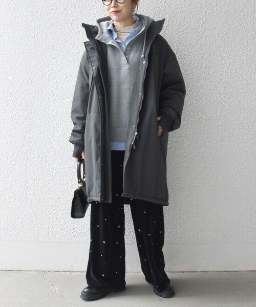 SHIPS / シップス その他アウター | SHIPS any:〈多機能〉中綿 2WAY スタンドカラー モンスター コート | 詳細2