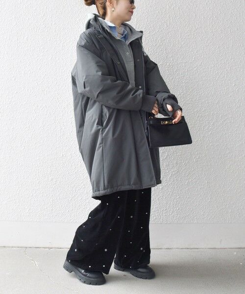 SHIPS / シップス その他アウター | SHIPS any:〈多機能〉中綿 2WAY スタンドカラー モンスター コート | 詳細3