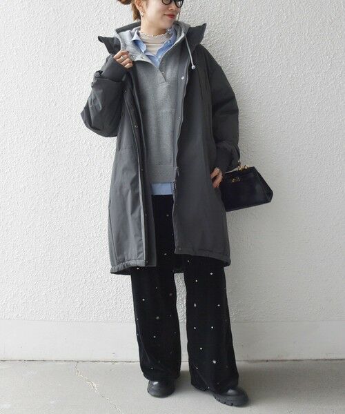 SHIPS / シップス その他アウター | SHIPS any:〈多機能〉中綿 2WAY スタンドカラー モンスター コート | 詳細8