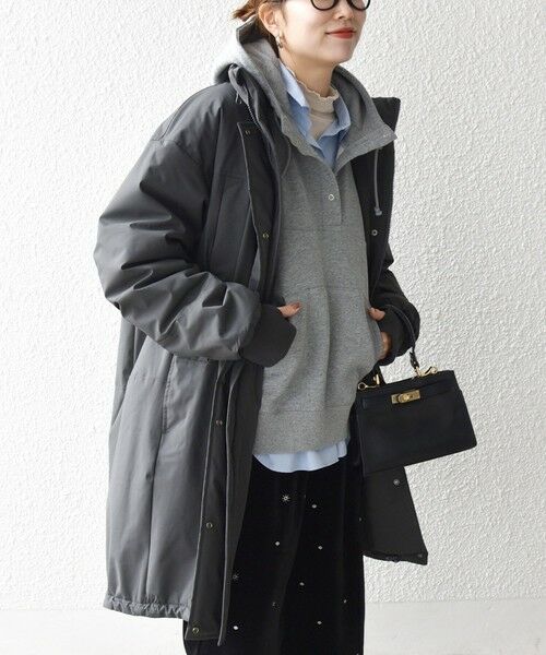 SHIPS / シップス その他アウター | SHIPS any:〈多機能〉中綿 2WAY スタンドカラー モンスター コート | 詳細9