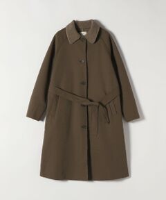 丸衿グログランステンカラーコート （ステンカラーコート）｜49AV