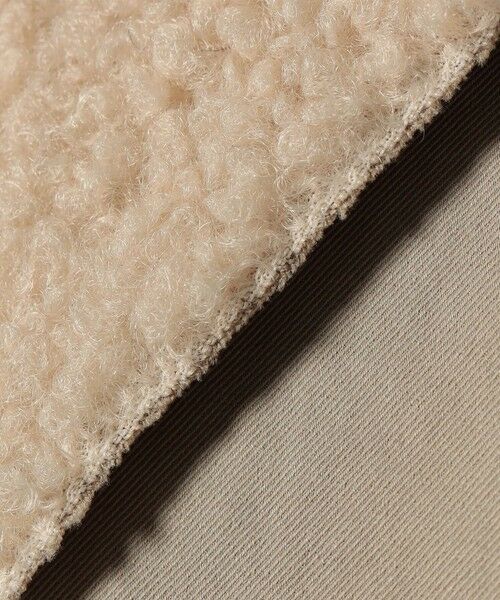 SHIPS / シップス ステンカラーコート | FLAT YOU: ポリエステル ムートン ボア ロング コート | 詳細1