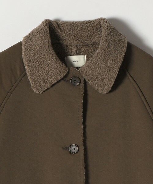 SHIPS / シップス ステンカラーコート | FLAT YOU: ポリエステル ムートン ボア ロング コート | 詳細6
