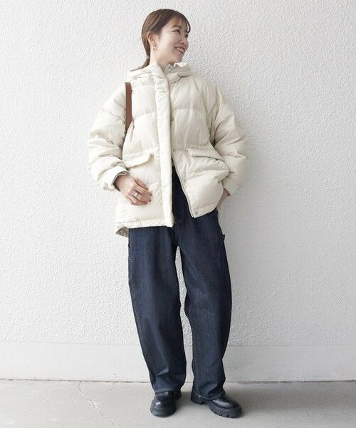 SHIPS / シップス ダウンジャケット・ベスト | 《一部追加予約》【WEB限定】SHIPS any: フーディ ショート ダウン ジャケット 2 | 詳細1