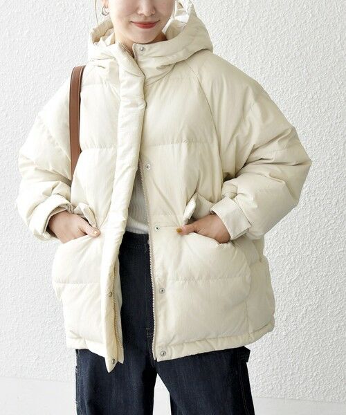 SHIPS / シップス ダウンジャケット・ベスト | 《一部追加予約》【WEB限定】SHIPS any: フーディ ショート ダウン ジャケット 2 | 詳細7