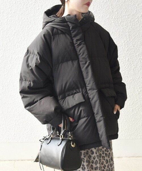 SHIPS / シップス ダウンジャケット・ベスト | 《一部追加予約》【WEB限定】SHIPS any: フーディ ショート ダウン ジャケット 2 | 詳細13