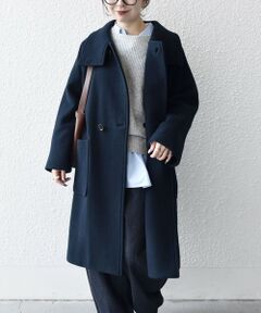 SHIPS / シップス その他アウター | SHIPS any: PURE WOOL スタンド ＆ ビッグカラー コート