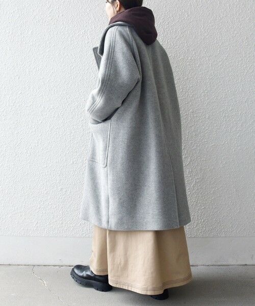 SHIPS / シップス その他アウター | SHIPS any: PURE WOOL スタンド ＆ ビッグカラー コート | 詳細13