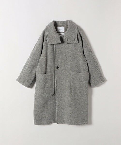 SHIPS / シップス その他アウター | SHIPS any: PURE WOOL スタンド ＆ ビッグカラー コート | 詳細14