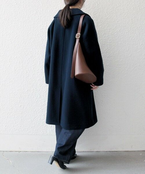 SHIPS / シップス その他アウター | SHIPS any: PURE WOOL スタンド ＆ ビッグカラー コート | 詳細26