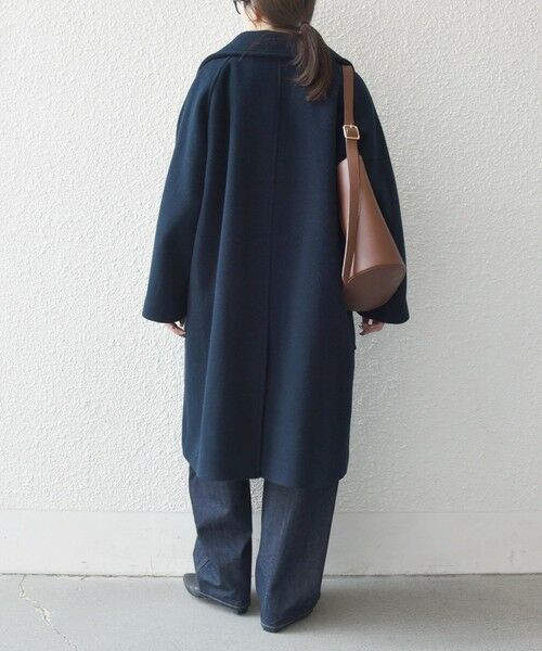 SHIPS / シップス その他アウター | SHIPS any: PURE WOOL スタンド ＆ ビッグカラー コート | 詳細27
