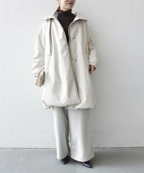 SHIPS / シップス その他アウター | SHIPS any:〈多機能〉中綿 2WAY フーディー テントライン コート | 詳細1