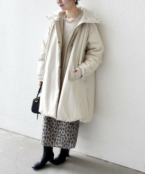 SHIPS / シップス その他アウター | SHIPS any:〈多機能〉中綿 2WAY フーディー テントライン コート | 詳細10