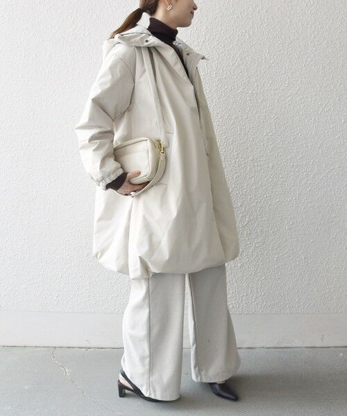 SHIPS / シップス その他アウター | SHIPS any:〈多機能〉中綿 2WAY フーディー テントライン コート | 詳細3