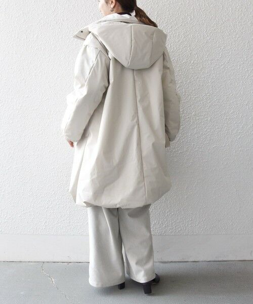 SHIPS / シップス その他アウター | SHIPS any:〈多機能〉中綿 2WAY フーディー テントライン コート | 詳細4