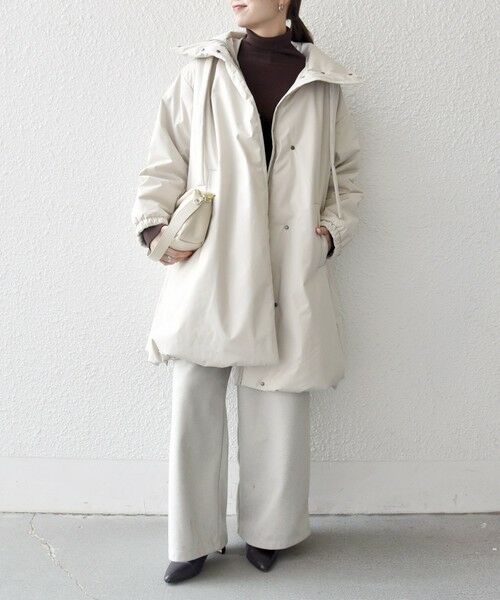 SHIPS / シップス その他アウター | SHIPS any:〈多機能〉中綿 2WAY フーディー テントライン コート | 詳細6