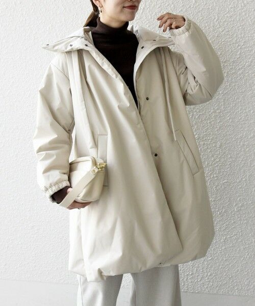 SHIPS / シップス その他アウター | SHIPS any:〈多機能〉中綿 2WAY フーディー テントライン コート | 詳細7