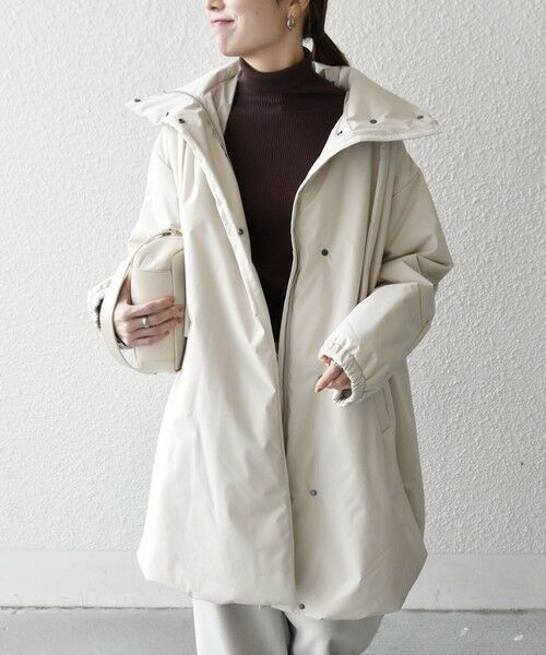 SHIPS / シップス その他アウター | SHIPS any:〈多機能〉中綿 2WAY フーディー テントライン コート | 詳細8