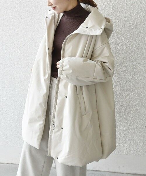 SHIPS / シップス その他アウター | SHIPS any:〈多機能〉中綿 2WAY フーディー テントライン コート | 詳細9