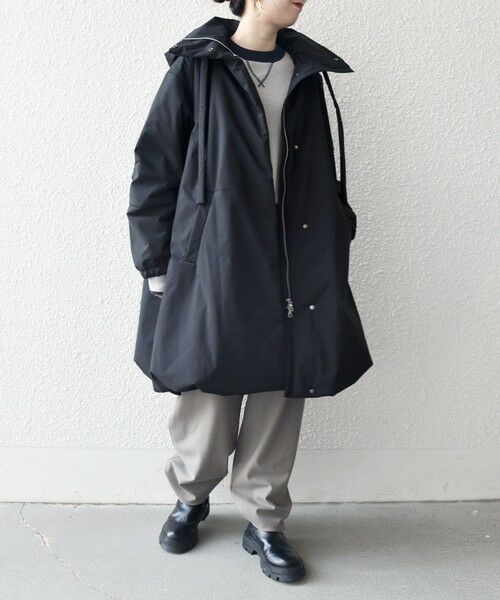 SHIPS / シップス その他アウター | SHIPS any:〈多機能〉中綿 2WAY フーディー テントライン コート | 詳細27