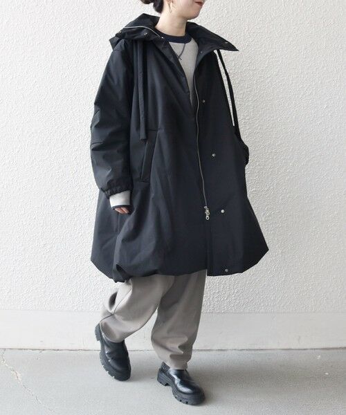 SHIPS / シップス その他アウター | SHIPS any:〈多機能〉中綿 2WAY フーディー テントライン コート | 詳細28