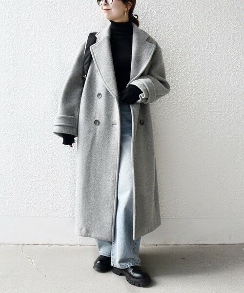 SHIPS / シップス その他アウター | 【WEB限定】SHIPS any: PURE WOOL ロング テーラード コート | 詳細1