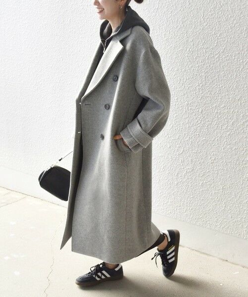 SHIPS / シップス その他アウター | 【WEB限定】SHIPS any: PURE WOOL ロング テーラード コート | 詳細11