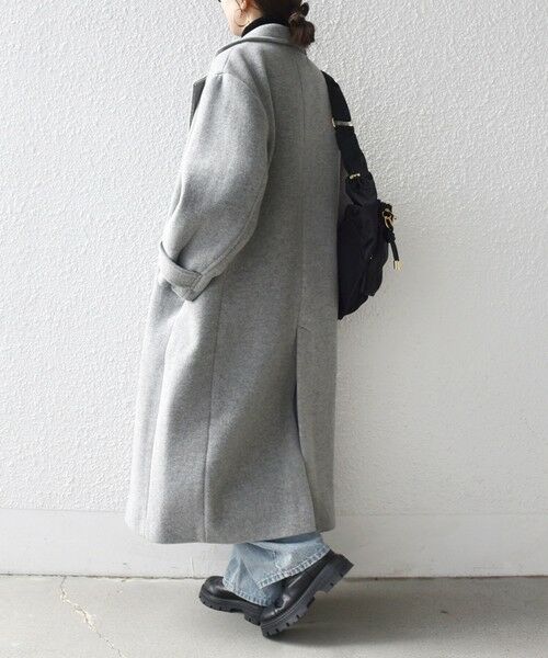 SHIPS / シップス その他アウター | 【WEB限定】SHIPS any: PURE WOOL ロング テーラード コート | 詳細4