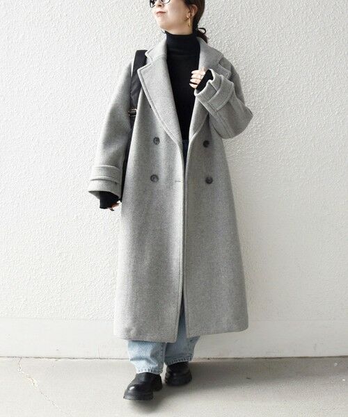 SHIPS / シップス その他アウター | 【WEB限定】SHIPS any: PURE WOOL ロング テーラード コート | 詳細5