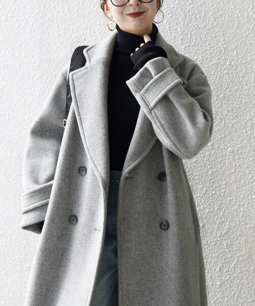 SHIPS / シップス その他アウター | 【WEB限定】SHIPS any: PURE WOOL ロング テーラード コート | 詳細7